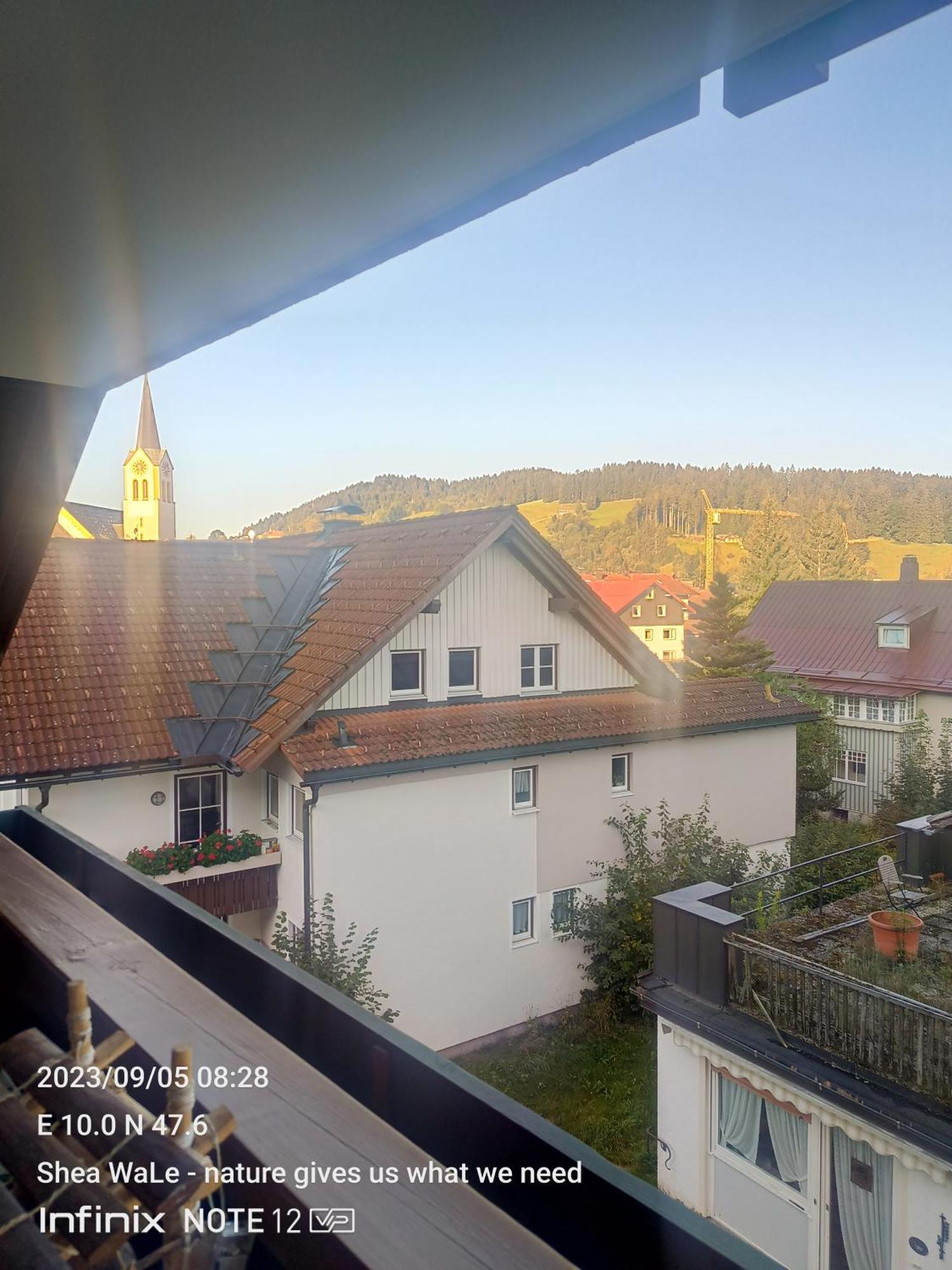 Allgaeu Vibes - Fusslaeufige Erreichbarkeit Vom Bahnhof, Mit Aussicht, Wettergeschuetzter Balkon Oberstaufen Extérieur photo