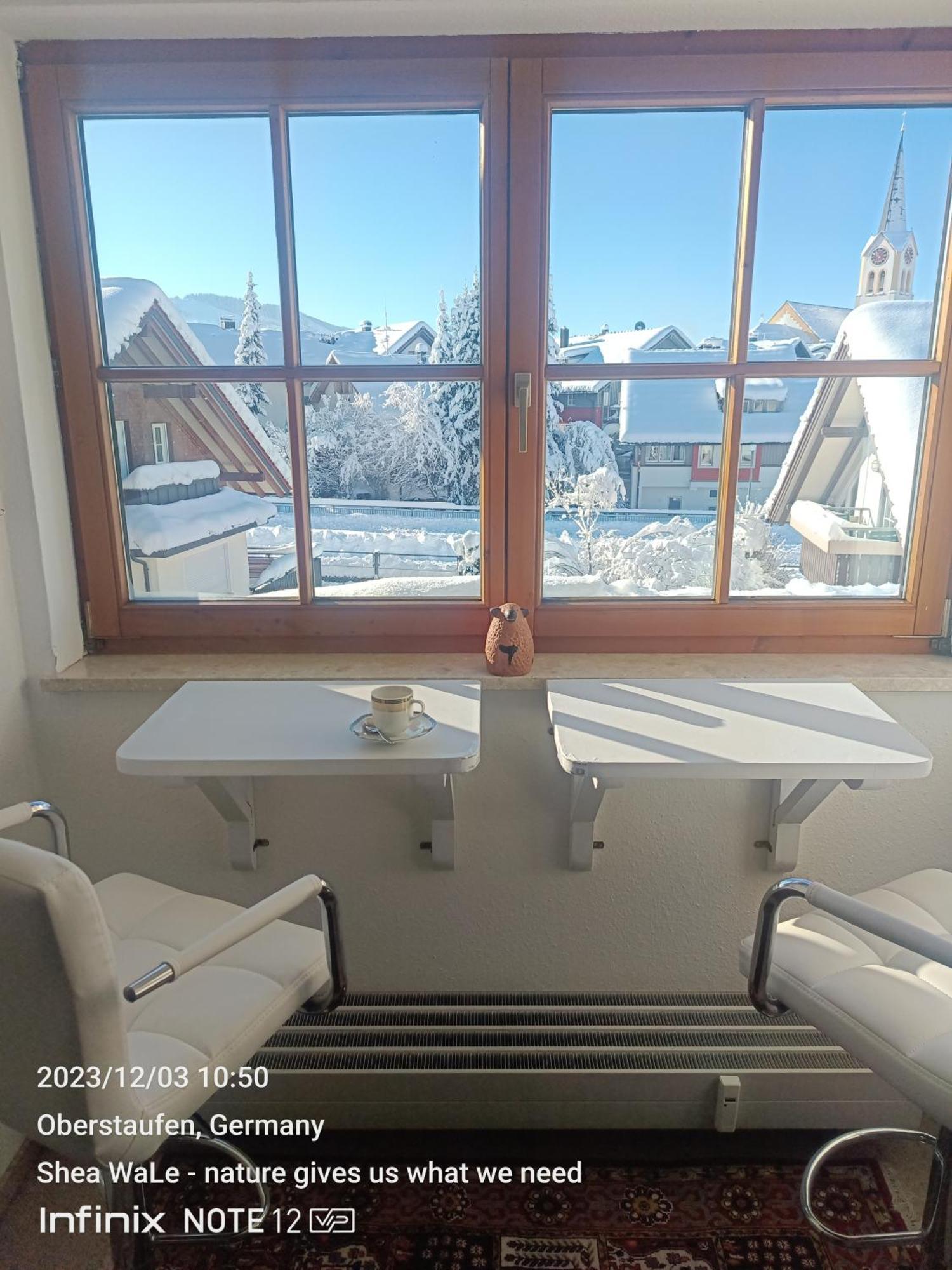 Allgaeu Vibes - Fusslaeufige Erreichbarkeit Vom Bahnhof, Mit Aussicht, Wettergeschuetzter Balkon Oberstaufen Extérieur photo