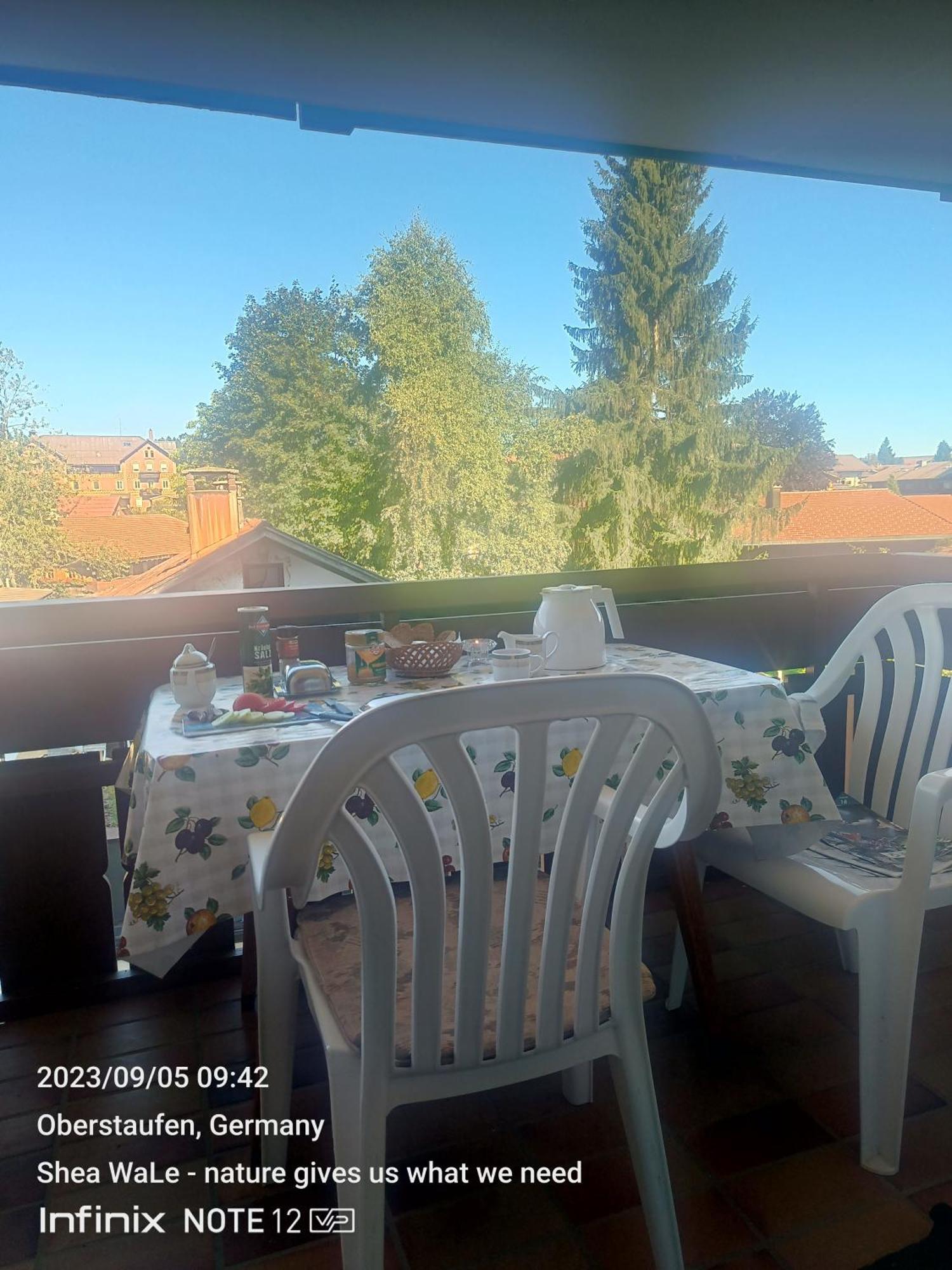 Allgaeu Vibes - Fusslaeufige Erreichbarkeit Vom Bahnhof, Mit Aussicht, Wettergeschuetzter Balkon Oberstaufen Extérieur photo