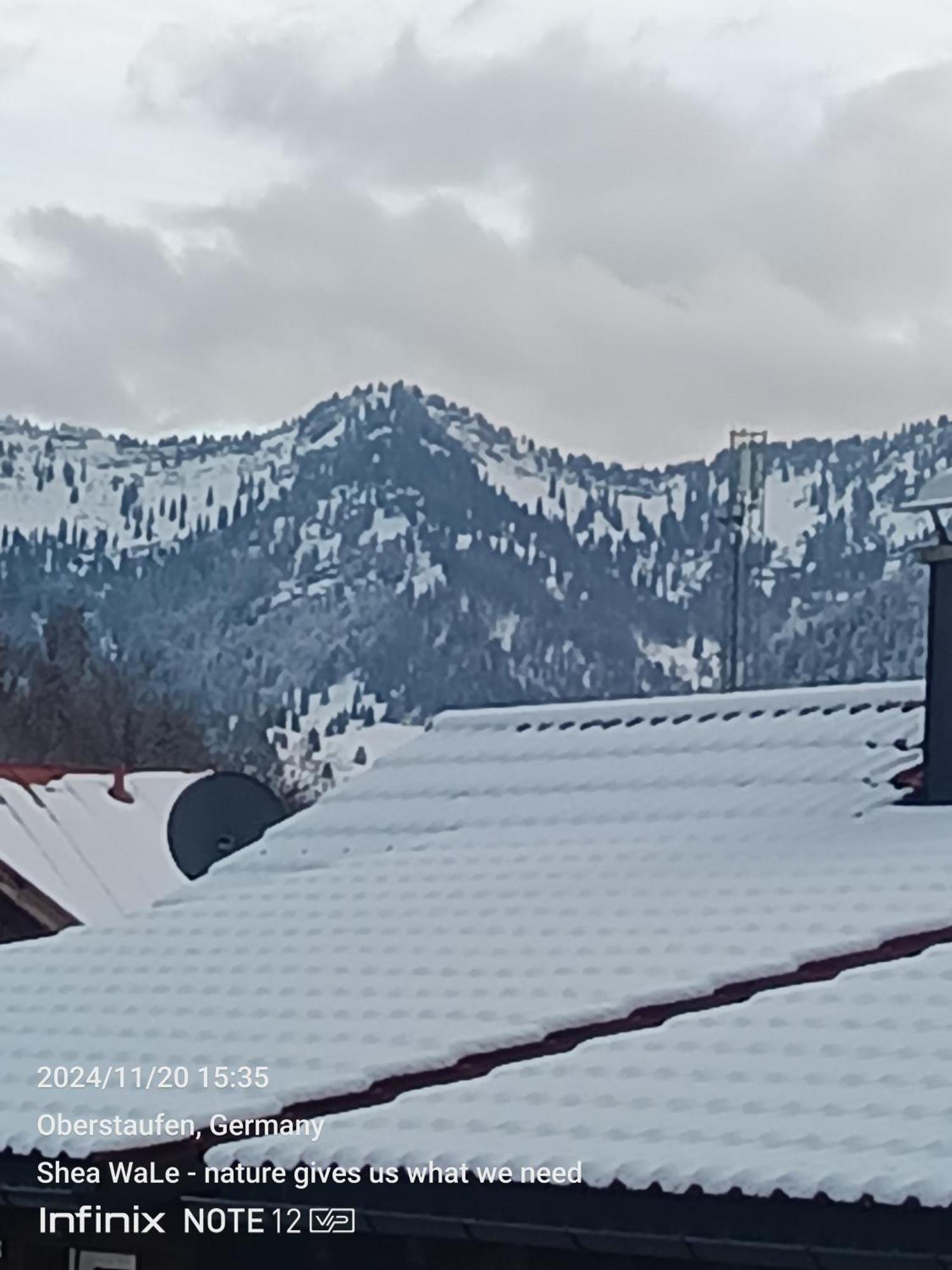 Allgaeu Vibes - Fusslaeufige Erreichbarkeit Vom Bahnhof, Mit Aussicht, Wettergeschuetzter Balkon Oberstaufen Extérieur photo